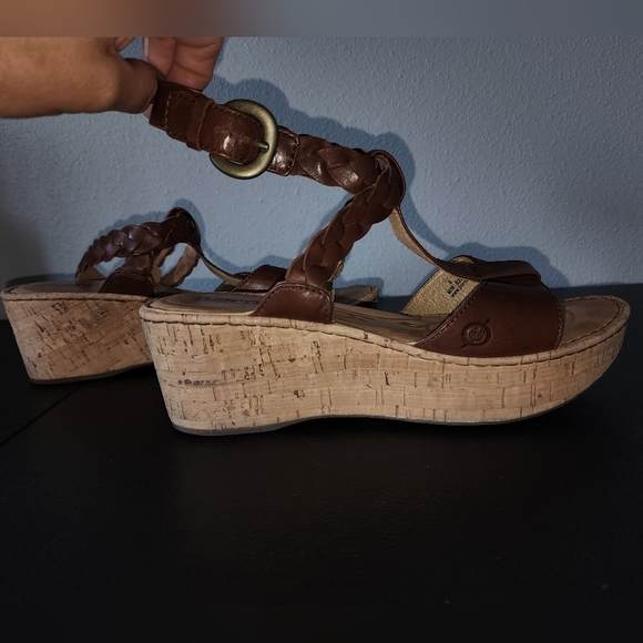 Born Laurene in Saddle Wedges Women's size 9 - Picture 3 of 8